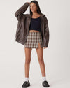 Oversized PU leather-Damenjacke – Stilvolli Oberbekleidung
