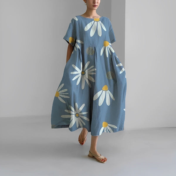 Boho blumenkleid - lässiges sommerkleid für frauen