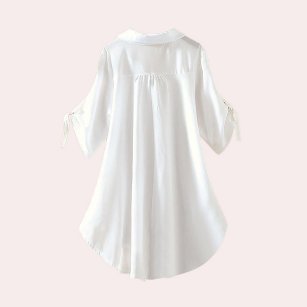 Luftige bluse - schickes v-ausschnitt top für damen