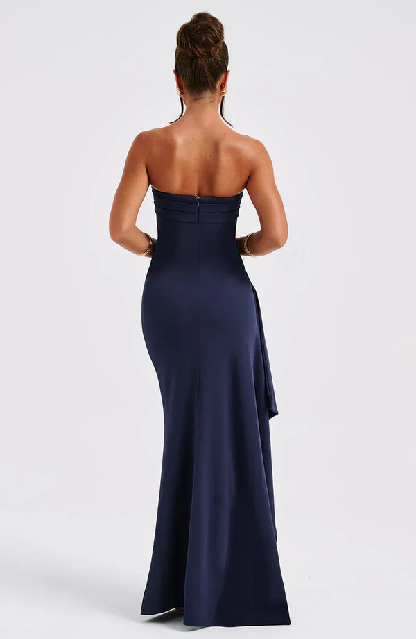Strapless maxi-kleid - elegante abendrobe für besondere anlässe