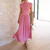 Eleganter cut-out maxi-kleid - stilvolle abendmode für damen