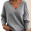 Oversize gestrickter pullover - strickpullover für frauen