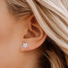 2-teilige Blüemli Ohrringe – Exquisite Mutterperl-Zubehör für Damen