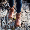 Dä damen winterboot – vintage stiefeletten mit kuscheligem innenfutter