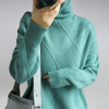 mischung strickpullover - eleganter rollkragenpullover für frauen