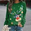 Weihnachtspullover – Festlicher Damenpullover mit funkelndem Baumdesign
