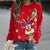 Weihnachtspullover – Festlicher Damenpullover mit funkelndem Baumdesign