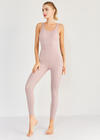 Yoga jumpsuit - stylisches graues activewear für frauen