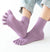 5-teilige zehensocken kollektion - einzigartige baumwoll-zehensocken für damen
