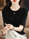 Strickpullover - kurzarm top aus und für damen