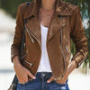 bikerjacke - trendige zip-up jacke für frauen