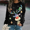 Weihnachtspullover – Festlicher Damenpullover mit funkelndem Baumdesign
