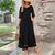 Maxikleid - chic sommermode für damen mit transparenter detailbearbeitung