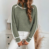 Dicker rollkragenpullover - grüner strickpullover für damen