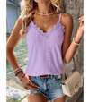 Damen spitzen-cami-top - filigranes, ärmelloses sommer-essential