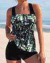 Tankini-oberteil - schicke damen-bademode mit anpassbarem sitz