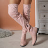 Overkneestiefel - trendige damenstiefel im look