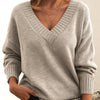 Oversize gestrickter pullover - strickpullover für frauen