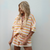 2-teilige damen strick kombination im lässigen look für den sommer - stylisches, leichtes oberteil und hose