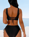 2-teiligi damen bikini kombi - eleganti und verstellbar für strand und pool