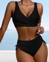 2-teiligi damen bikini kombi - eleganti und verstellbar für strand und pool