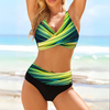 2-teiliges damen high-waist bikini-set - schicke strandmode für sommerferien