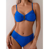 2-teiliger damen bikini mit hohem bund - stilvolle strandmode