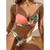 2-teiliger damen bikini mit stylischem blumenmuster - schicke strandmode für sommerferien