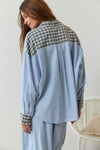 2-teiliger pyjama für frauen – lässige loungewear mit gemütlichem oberteil und hose für entspannte nächte