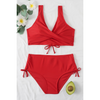 2-teiliges damen bademode stylish hochgeschnittenes bikini-outfit - trendige strandbekleidung für frauen