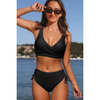2-teiliges damen bademode stylish hochgeschnittenes bikini-outfit - trendige strandbekleidung für frauen