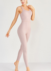 Yoga jumpsuit - stylisches graues activewear für frauen