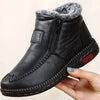 Stiefeletten aus Kunst – warme Damen Winterstiefel mit Reißverschluss