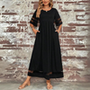 Maxikleid - chic sommermode für damen mit transparenter detailbearbeitung