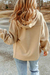 Fleece-Hoodie – Casual Damenjacke mit Reissverschluss und Brusttaschen