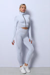 3-teiliges damen fitness-outfit - trendige sport-bhs, leichte activewear für dein workout