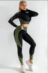 3-teiliges damen fitness-outfit - trendige sport-bhs, leichte activewear für dein workout