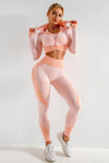 3-teiliges damen fitness-outfit - trendige sport-bhs, leichte activewear für dein workout