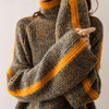Gemütlicher strick-turtleneck pullover - oversized damen jumper