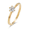 Solitaire Ring – Zeitloses Damen Verlobungsband mit Zirkonia
