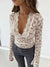 Langärmliges spitztop - elegante bluse für besondere anlässe