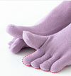 5-teilige zehensocken kollektion - einzigartige baumwoll-zehensocken für damen