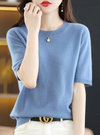 Strickpullover - kurzarm top aus und für damen