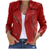 bikerjacke - trendige zip-up jacke für frauen
