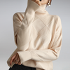 mischung strickpullover - eleganter rollkragenpullover für frauen