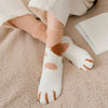 3-teiliges katzenpfoten-socken-set – flauschige, warme damen-socken