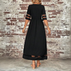 Maxikleid - chic sommermode für damen mit transparenter detailbearbeitung