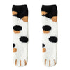 3-teiliges katzenpfoten-socken-set – flauschige, warme damen-socken