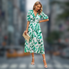 Maxikleid - schickes damenmusterkleid