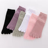 5-teilige zehensocken kollektion - einzigartige baumwoll-zehensocken für damen
